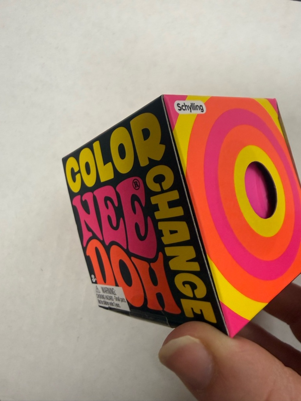 Needoh Color Change Neon Surprise Cube - Pink